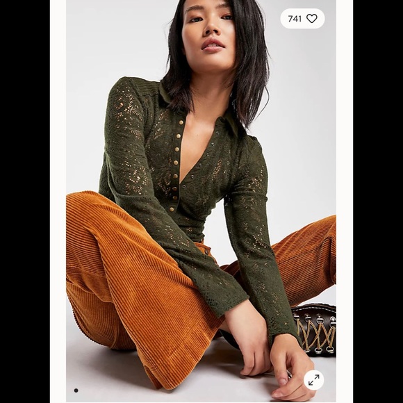 Free people cozy cadet Henley - Picture 1 of 3